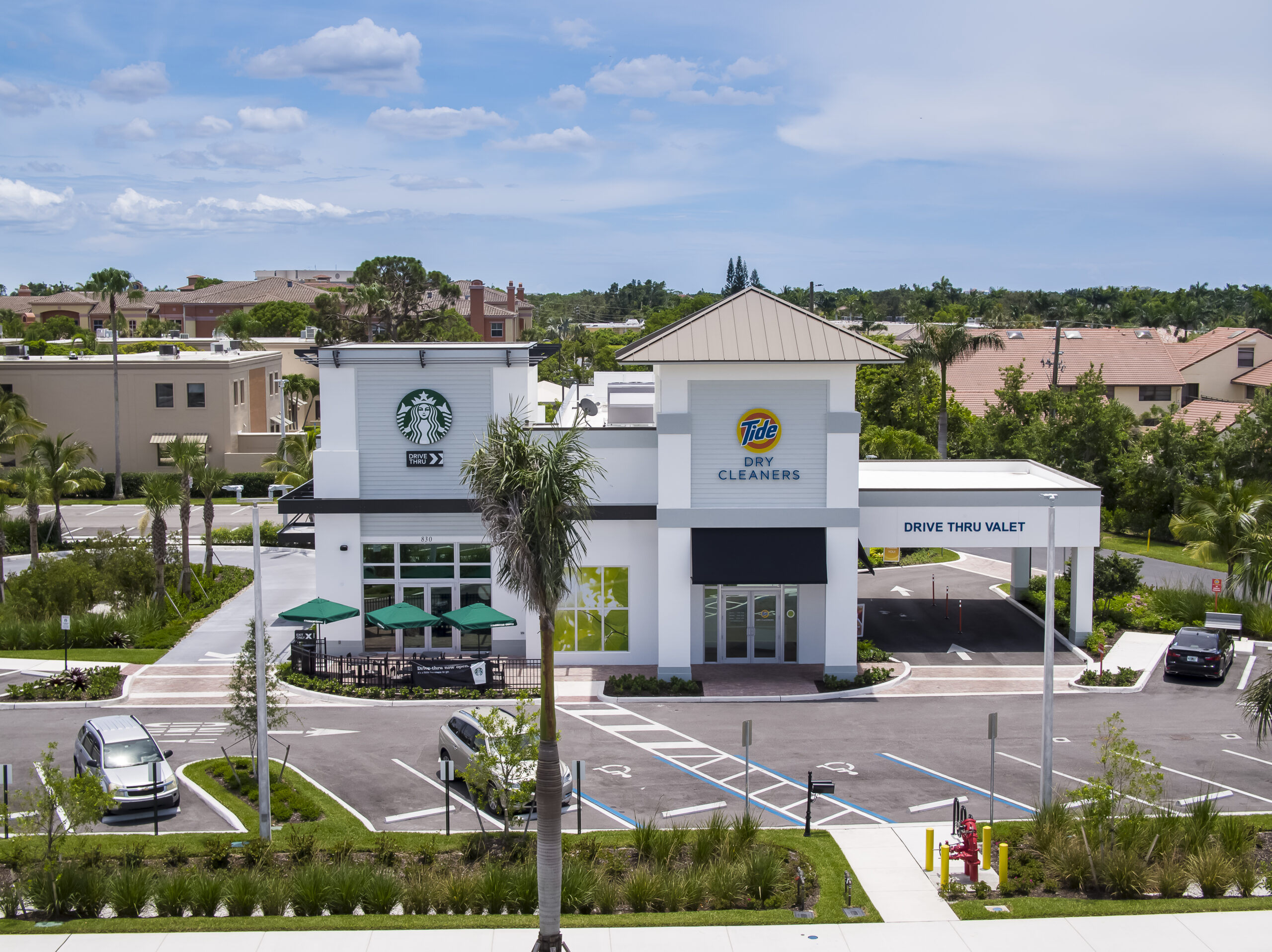 Tide and Starbucks Aerial - Barron Collier