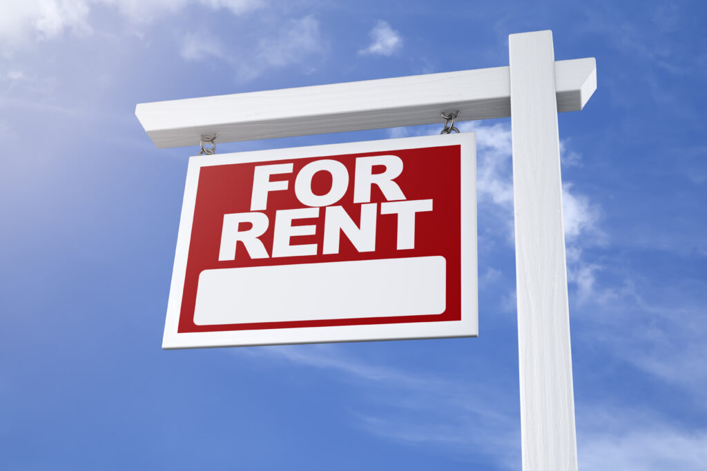 For Rent sign